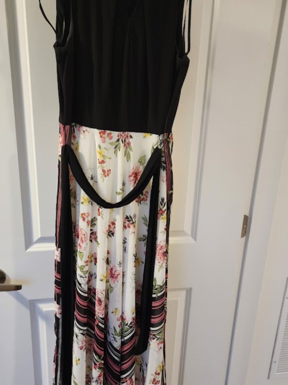 Sandra Darren floral maxi dress, size 8